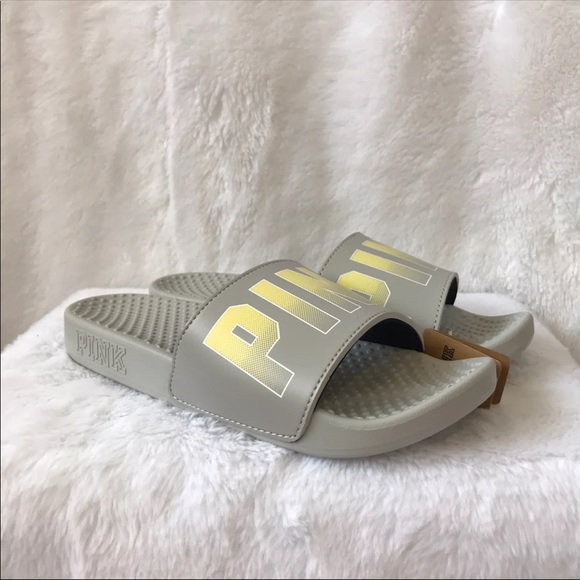 SALE ‼️S M L VICTORIA SECRET PINK SLIDES - Picture 7 of 7
